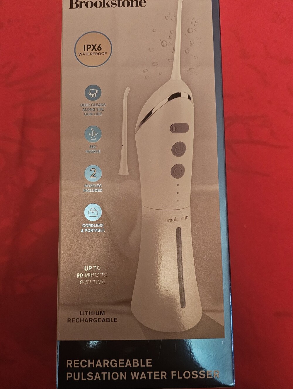 Rechargeable Pulsation Water Flosser - White